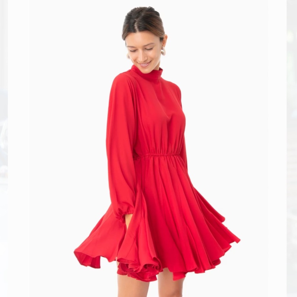 Rhode Caroline red mini dress